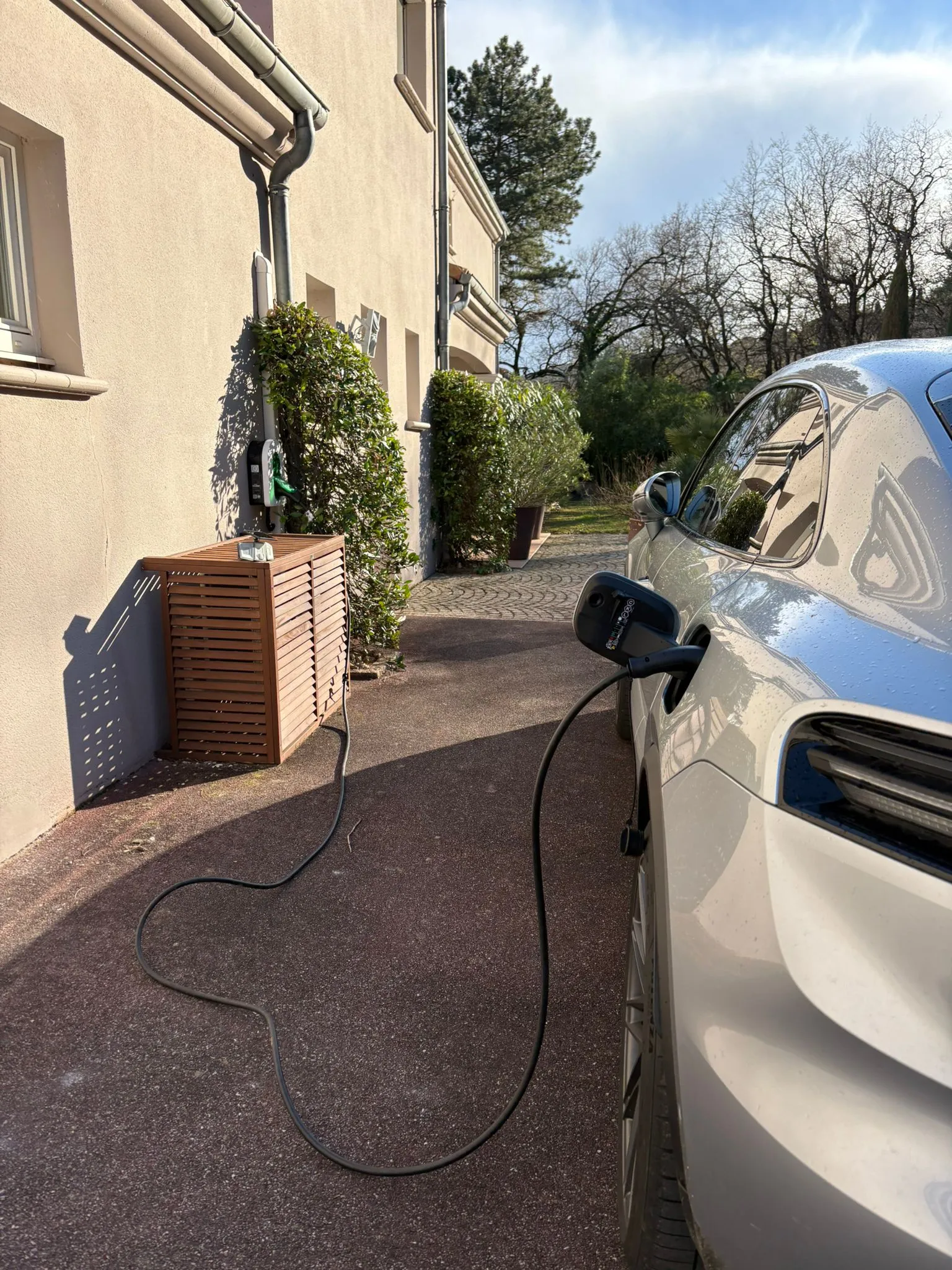 Borne de recharge véhicule électrique, vue 1995 – AIM Solutions